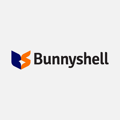 BS Monogram b blue brand branding bs competition contest logo minimalist monogram orange s shield shield logo simple