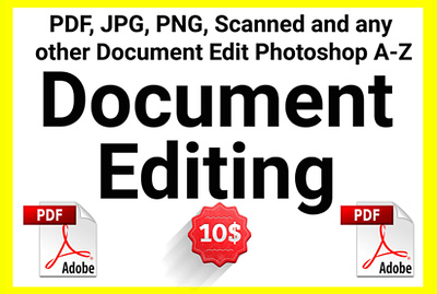 Document Edit animation design logodesign photoedit photoeditor photoshop edit vector