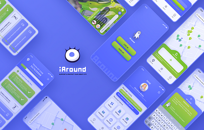 UI Design for iAround security app ui