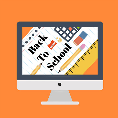 Back to school illustration abstract adobe illustrator concept design flat illustration illustrator vector