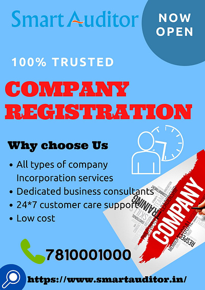 Company Registration in Salem, Trichy, Erode | SmartAuditor company registration in erode