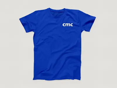 CMC - Shirt (Blue) adobe art direction brand brand design branding clothing clothing brand club club management committee cmc committee graphic design logo design logo mark logo mark symbol management shirt mockup shirts t shirt t shirt design