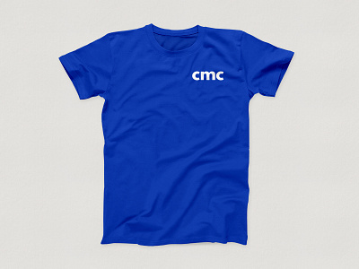 CMC - Shirt (Blue) adobe art direction brand brand design branding clothing clothing brand club club management committee cmc committee graphic design logo design logo mark logo mark symbol management shirt mockup shirts t shirt t shirt design
