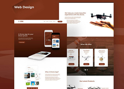 G-drone website app design design product design ui uiux web design