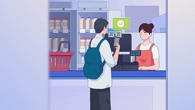 Mobile payment illustration