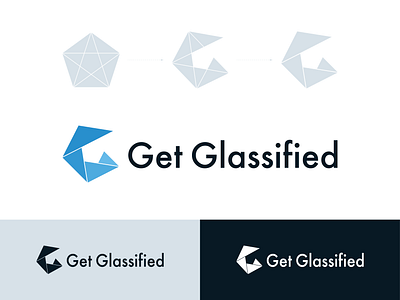 Get Glassified Logo - V1.0 brand branding design glass glassified identity logo