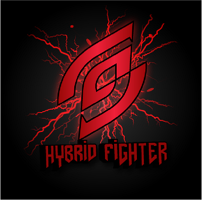 Hybrid Fighter esport esports logo gaminglogo logo minimal tekken youtube logo