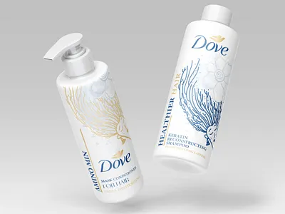 illustration dove shampoo brand branding branding design dove graphicdesign illustrate illustration art illustration design package packagedesign packaging design photoshop