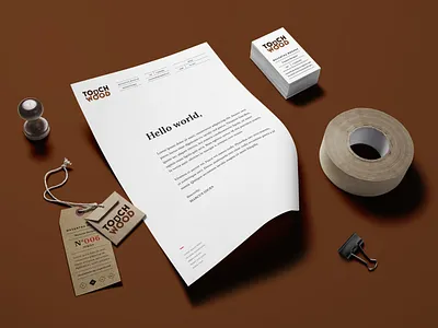 Touch Wood Logo branding design illustration kitchen kitchenware logo typography vector wood wooden