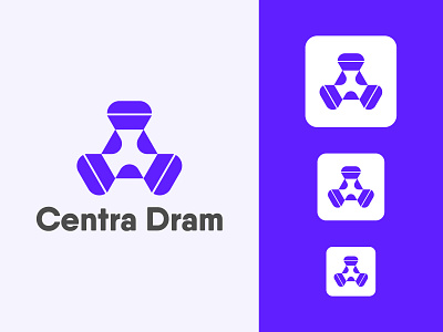 "Centra Dram" Logo Design best logo best modern logo icon design logo concept logo mark logo minimalism logos logotype minimal logo minimalist logo modern brand identity modern logo modern logo mark