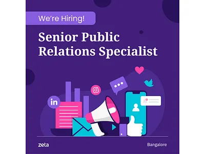 Senior Public Relations Specialist Role design flat illustration flatdesign graphicdesign illustration illustrator ui ux