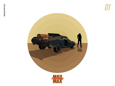 Mad-Max Fury Road car design film flatdesign illustration logo madmax movie poster poster art poster design posters vector vector art vector artwork vector illustration vectors