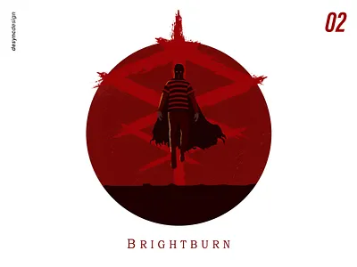 Brightburn brightburn comics design flatdesign hero illustration movie poster posters power red superhero superman vector vector art vector design vector illustration vectorart vectors