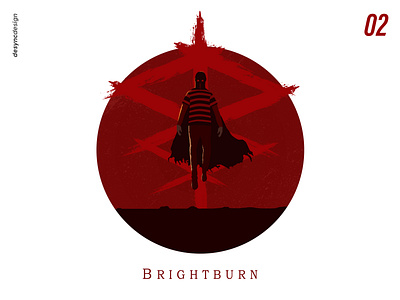 Brightburn brightburn comics design flatdesign hero illustration movie poster posters power red superhero superman vector vector art vector design vector illustration vectorart vectors