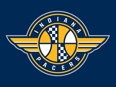 NBA | Indiana Pacers Primary Logo Redesign indiana pacers indiana pacers rebrand indiana pacers redesign nba