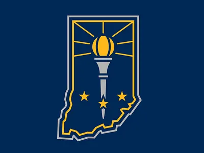 NBA | Indiana Pacers Alternate Logo indiana pacers indiana pacers redesign nba