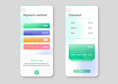 Daily UI #002 (Credit Card Checkout) app buying challenge checkout credit card credit card checkout daily ui design payment store ui visa