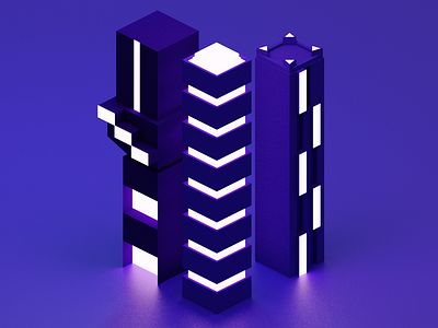 Glow my city 3d art 3d artist building design digital design glowingstudio graphicdesign isometric art isometric illustration skyscraper uidesign