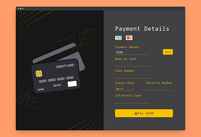 Credit Card for daily UI challenge