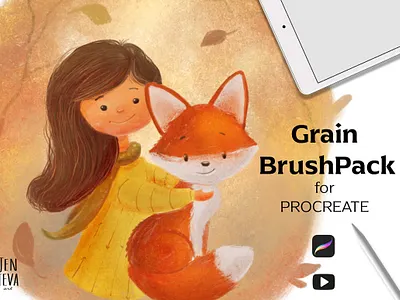 Grain BrushPack for Procreate design drawing graphic design illustration illustration art illustration design illustration digital illustrations paint painting procreate procreate app procreate art procreate brush procreate brush set procreate brushes texture textures vector video