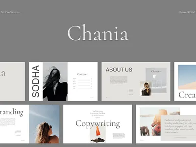 CHANIA- Powerpoint Template business clean concept creative elegant minimal modern powerpoint powerpoint design powerpoint presentation powerpoint template powerpoint templates presentation professional simple template templates web design web development website