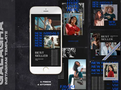 Black Instagram Templates advertising branding design elegant instagram instagram banner instagram post instagram stories instagram stories pack instagram stories template instagram story instagram story template instagram template minimal modern posts social media social media pack social media template stories