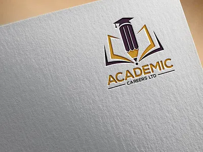 Academic Logo Design academic logo branding design graphic design icon illustration image logo logo logo design minimal school logo study typography vector