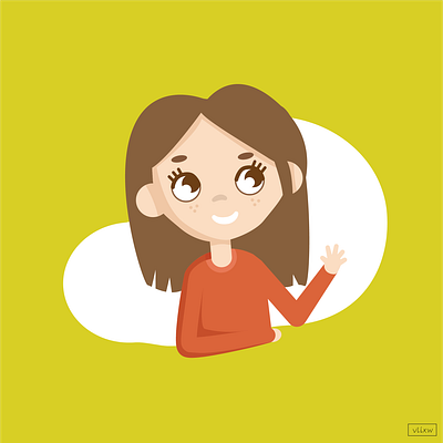 Girl illustration art design draw flat flatdesign girl girl illustration illustration illustration art illustrations illustrator nice sketch vector