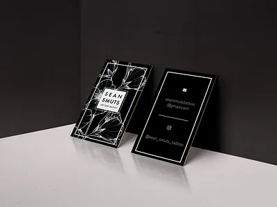 Tatto Artist BusinessCards design graphic design illustration illustration art illustrator tattoo artist tattoo design