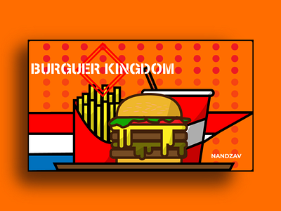 Burger Illustration draw food illustration illustrator vector art