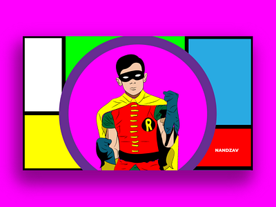 60's Robbin draw illustration illustrator vector vector art