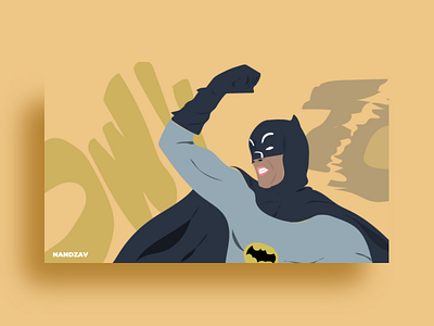 60's Batman batman draw illustration illustrator vector vector art