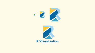 R Visualisation Logo architecture brand branding branding concept branding design design illustrator logo minimal simple design vector