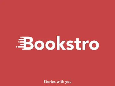 Bookstro Logo bookstro bookstro.com branding cover design design logo stories with you