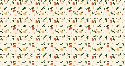 Flowers design flat flowers illustration pattern vector