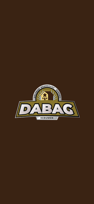 THE DABAG LOGO board game chocolate community esport logo flatdesign home house lettermark logo logo design logotype maple pinned werewolf