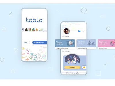 tablo: for teachers who learn! app branding design ui ux