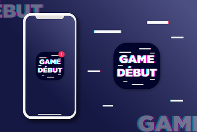 app Icon for game debut app app icon app icon design brand branding design graphic design illustration logo logo design