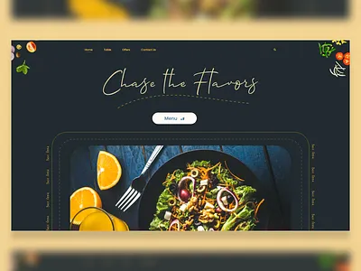 Food Restaruant UI Design cafe cleandesign food ui uiuix webui