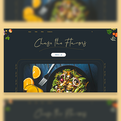 Food Restaruant UI Design cafe cleandesign food ui uiuix webui