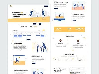 Big City Volleyball - Website, branding, illustrations beach beach party beachball calender figures fun art outdoor outdoors outgoing sihouettes sport app sport webdesign sport website sports sports website volley volleyball web calender web scheduler webdesign