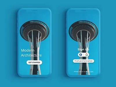 Sign Up UI || #DailyUI 01 app architecture daily ui 001 dailyui dailyui 001 dailyuichallenge design login ui minimal modern architecture sign up page sign up ui ui ux