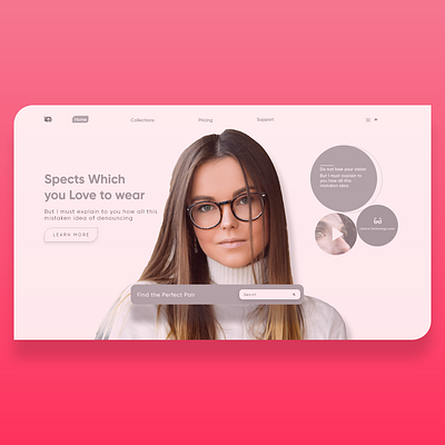 Spects Store Design cleandesign uiux uiux design uiuxdesign website