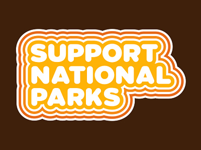 National Parks adventure badge illustration national park outdoor badge outdoors patch retro typography vintage wilderness