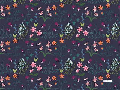 wiledmeadow illustration pattern pattern a day pattern art pattern design print design surface design surface pattern textile design textile pattern