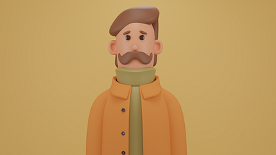 3D Character 3d 3d art 3dmodeling avatar blender blender3d character design persona