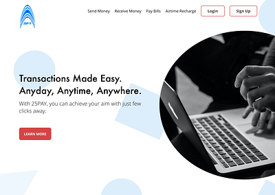 landing page