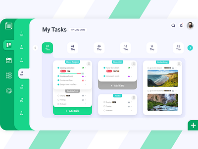 My Tasks design flat illustration task list task manager tasks ui web