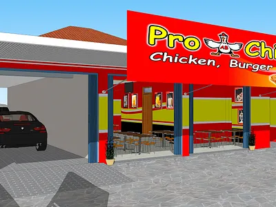 Pro AB Chicken Salaman, Magelang design proabchicken sketchup