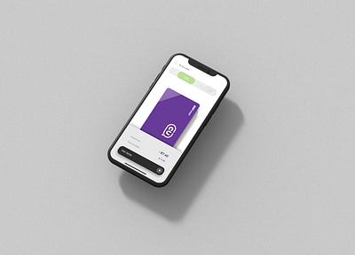 Membership card UI design mobile ui ux